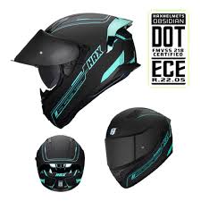 CASCO INTEGRAL OBSIDIAN SOLIDO NGO TURQ MAT